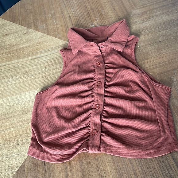 Rust crop top - Picture 3 of 6